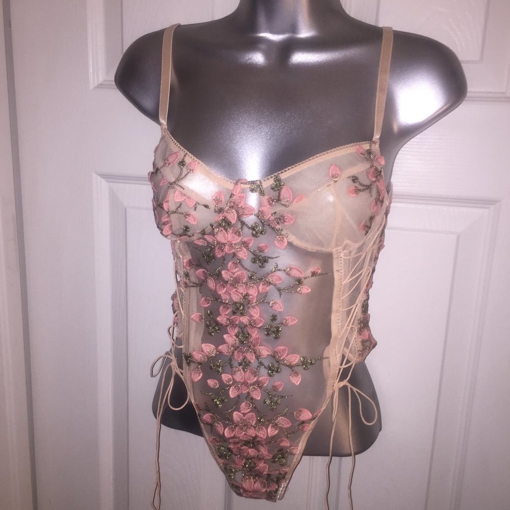 Pink Floral Bodysuit - Picture 8 of 11